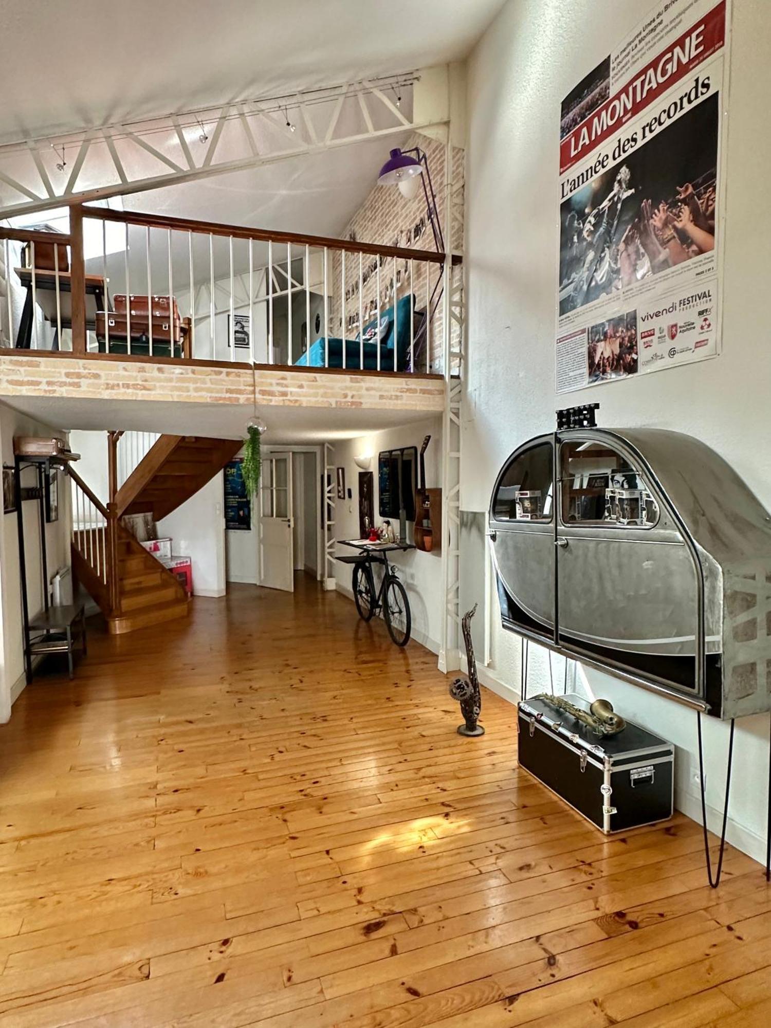 Superbe Loft Centre-Ville - Sauna - Parking Prive -Clim- 1 A 10Personnes Brive-la-Gaillarde Exterior photo